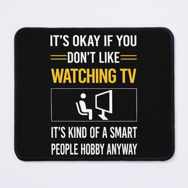 Item preview, Funny Smart People Watching TV designed and sold by RandalDavis.
