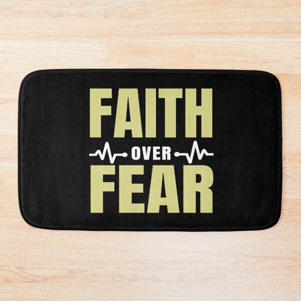 Item preview, Faith Over Fear - Motivational Slogan Word designed and sold by Delandor.