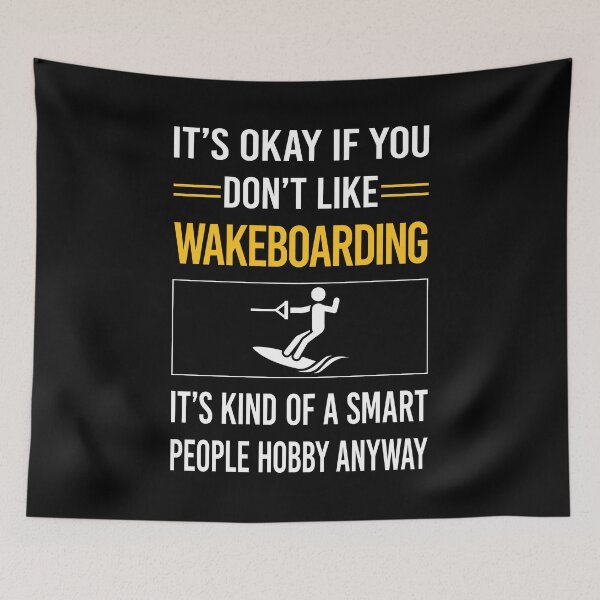 Item preview, Funny Smart People Wakeboarding Wakeboard Wakeboarder designed and sold by RandalDavis.