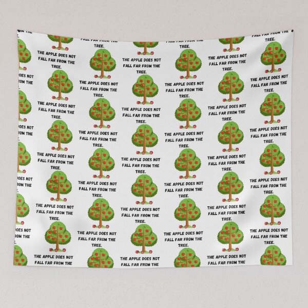 Item preview, Funny apple tree  with fallen apples. designed and sold by Hinny8.