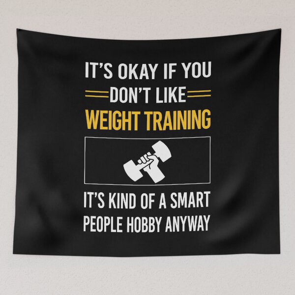 Item preview, Funny Smart People Weight Training designed and sold by RandalDavis.