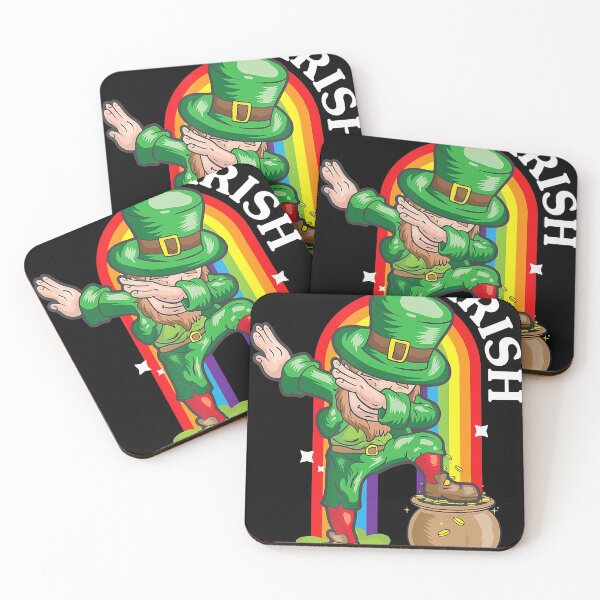 Item preview, Leprechaun Dabbin Shamrocks Spot Of Gold St Patrick 0 Irish designed and sold by SethFrancis37.