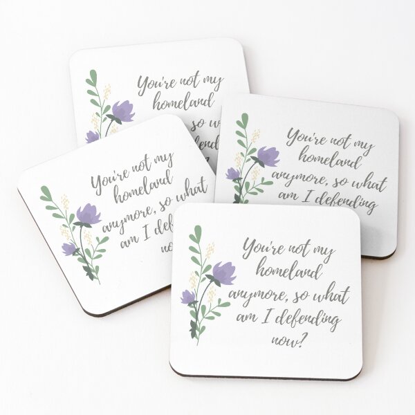 Item preview, "You're not my homeland anymore" Taylor Swift Exile Lyrics Floral designed and sold by Simi2020.