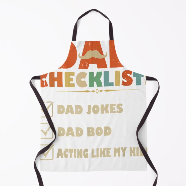 Item preview, Mens Father's Day Checklist Funny Dad Jokes Dad Bob designed and sold by StacyDrosche.