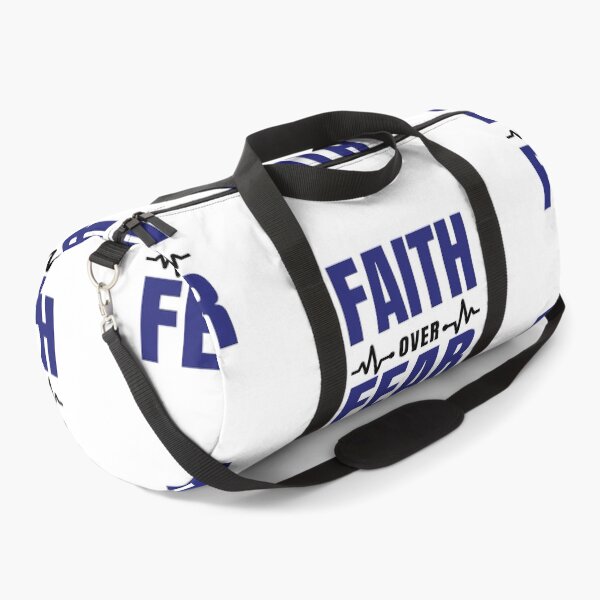 Item preview, Faith Over Fear - Motivational Slogan Quotes designed and sold by Delandor.
