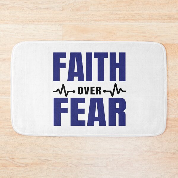 Item preview, Faith Over Fear - Motivational Slogan Quotes designed and sold by Delandor.