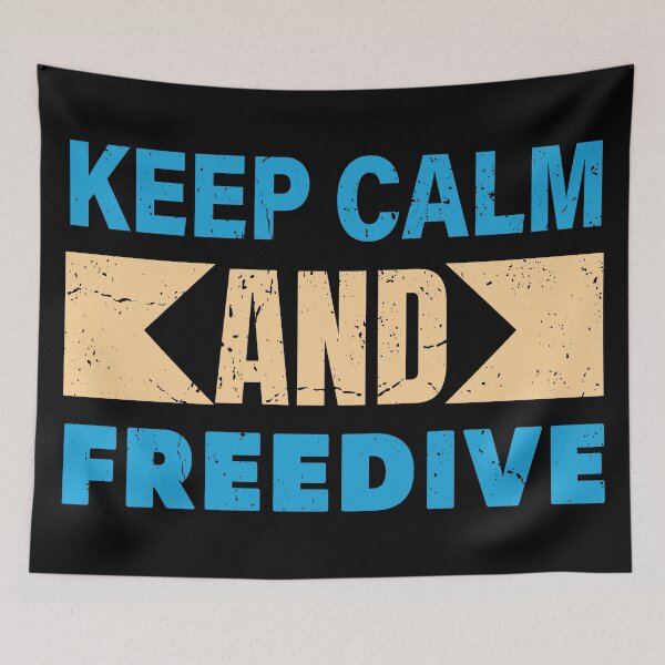 Item preview, Keep Calm And Freedive - One Breath Freediving designed and sold by cotros.