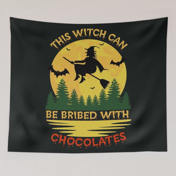 Item preview, This witch can be bribed with chocolates designed and sold by SidTastic .