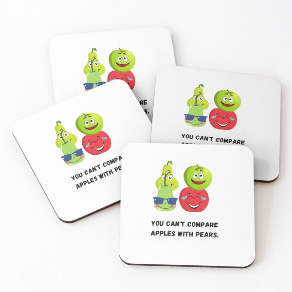 Item preview, Funny Apple and Pears Proverbial Comparison designed and sold by Hinny8.