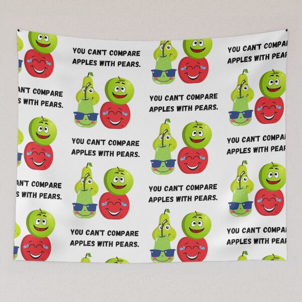 Item preview, Funny Apple and Pears Proverbial Comparison designed and sold by Hinny8.