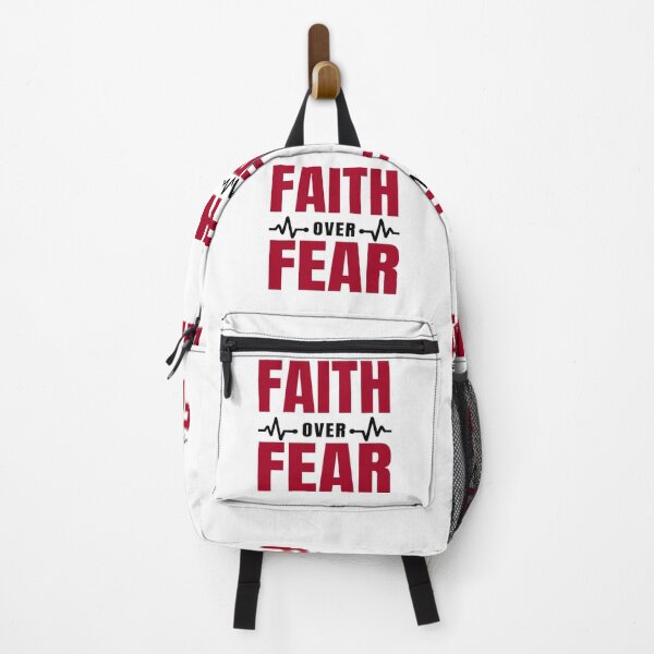 Item preview, Faith Over Fear - Motivational Slogan Quote designed and sold by Delandor.