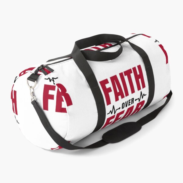 Item preview, Faith Over Fear - Motivational Slogan Quote designed and sold by Delandor.