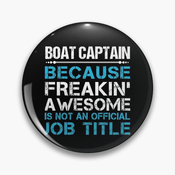 Item preview, Boat Captain T Shirt - Freaking Awesome Job Gift Item Tee designed and sold by oetate4774.
