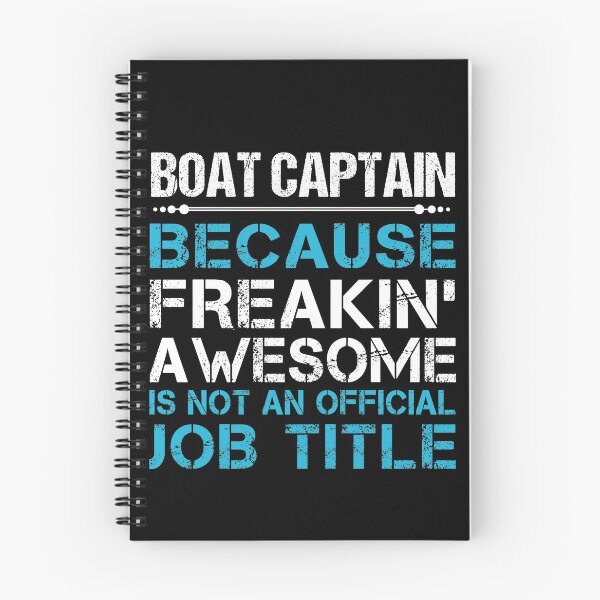 Item preview, Boat Captain T Shirt - Freaking Awesome Job Gift Item Tee designed and sold by oetate4774.