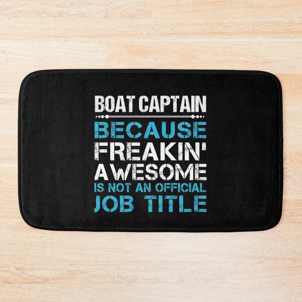 Item preview, Boat Captain T Shirt - Freaking Awesome Job Gift Item Tee designed and sold by oetate4774.