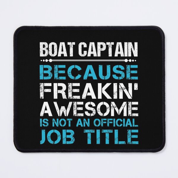 Item preview, Boat Captain T Shirt - Freaking Awesome Job Gift Item Tee designed and sold by oetate4774.