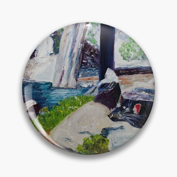 Item preview, Devil at Snug Falls 1 designed and sold by JDLPaintings.