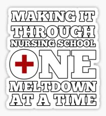 Making it through nursing school Sticker