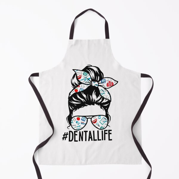 Item preview, Hashtag Dental Life Dental Hygienist Assistant Mom Messy Bun designed and sold by GonzaloBugarin.