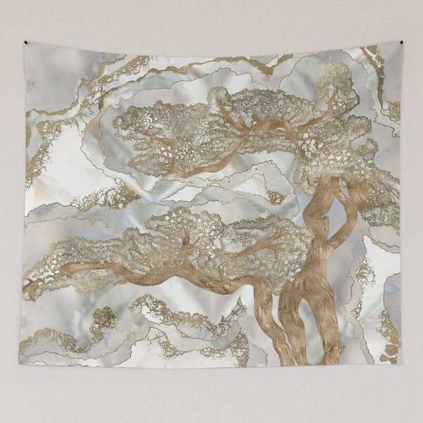 Item preview, Mother of pearl Golden Tree designed and sold by k9printart.