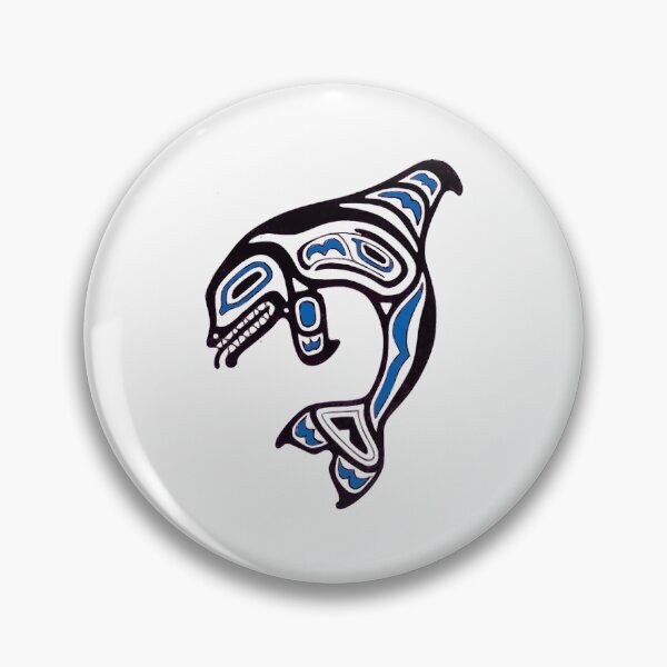 Item preview, Killer Whale Orca Pacific NW Native American Indian designed and sold by GonzaloBugarin.