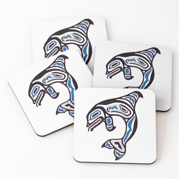 Item preview, Killer Whale Orca Pacific NW Native American Indian designed and sold by GonzaloBugarin.