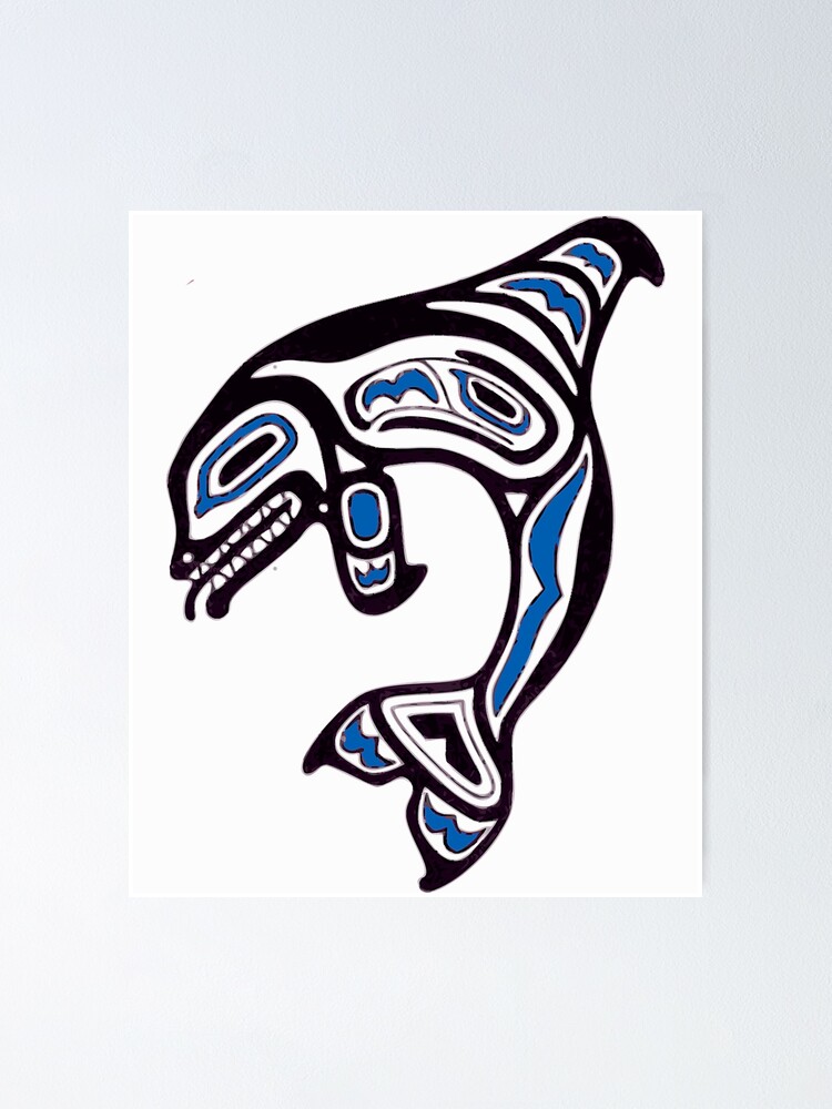 Killer Whale Orca Pacific Northwest Native American Indian