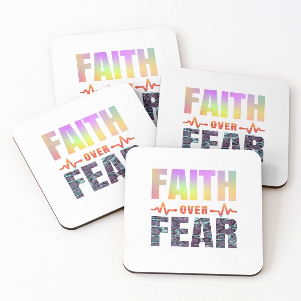 Item preview, Faith Over Fear - Religious Quotes designed and sold by Delandor.
