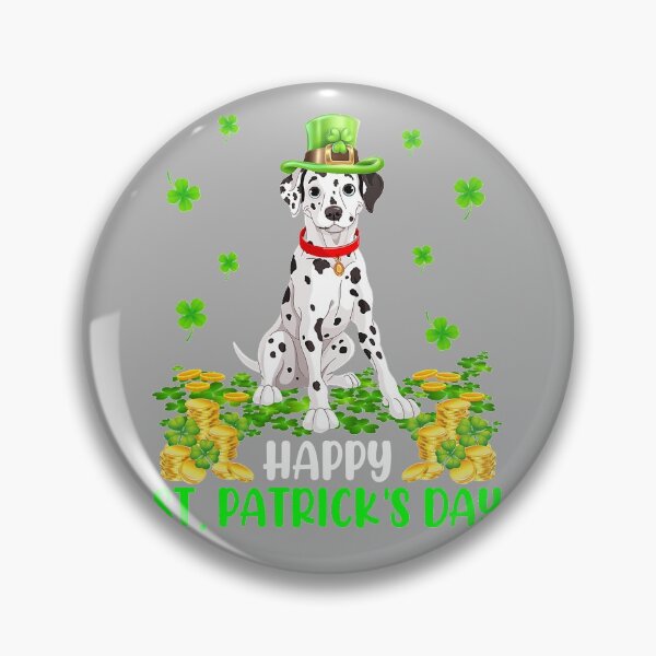 Item preview, Happy St. Patrick Day Funny Green Leprechaun Dalmatian Lover  designed and sold by MindiLevijoki.