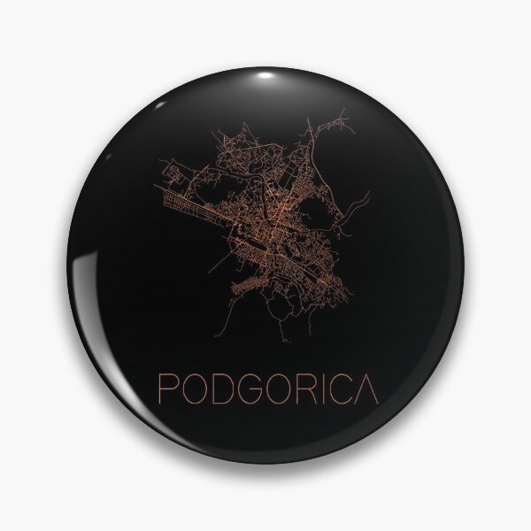 Item preview, Flat map of the city of podgorica designed and sold by paulrommer.