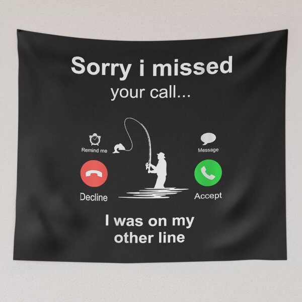 Item preview, Womens Funny Sorry I Missed Your Call Was On Other Line Men Fishing designed and sold by Siosaia88.