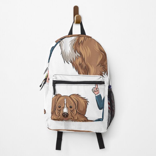 Item preview, Trump Merica Riding a Nova Scotia Duck Tolling Retriever Dog designed and sold by sheliaconley.