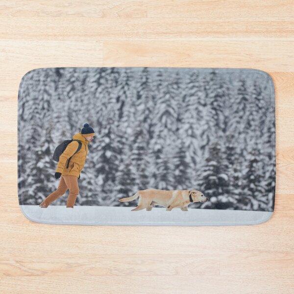 Item preview, dog walk in the snow designed and sold by marwan elsaeed.
