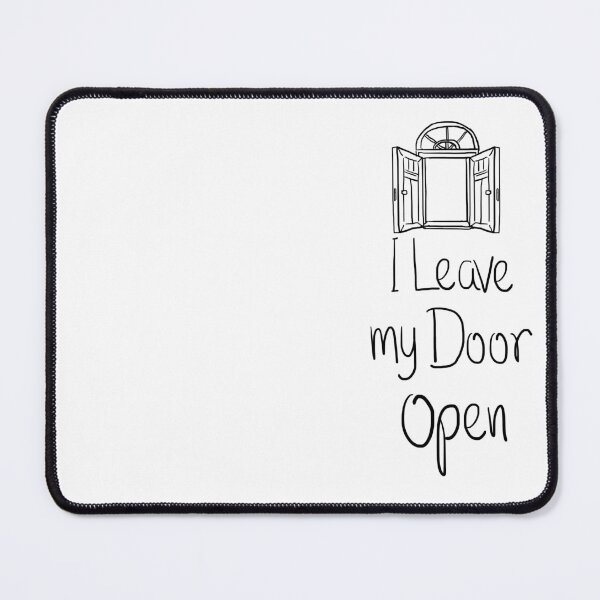 Item preview, I Leave my Door Open Lettering Design designed and sold by Khotekmei.