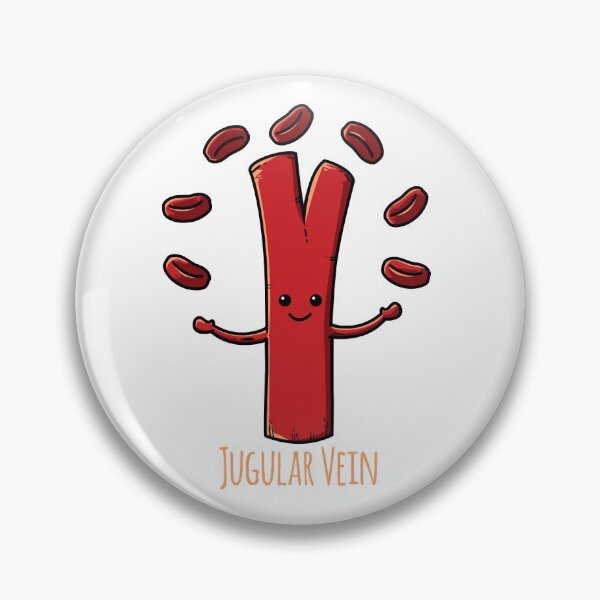 Item preview, Funny Anatomy Jugular Vein Nurse Doctor Medical Student designed and sold by EmilyECoe1.