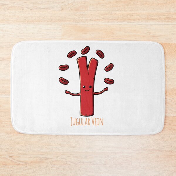 Item preview, Funny Anatomy Jugular Vein Nurse Doctor Medical Student designed and sold by EmilyECoe1.
