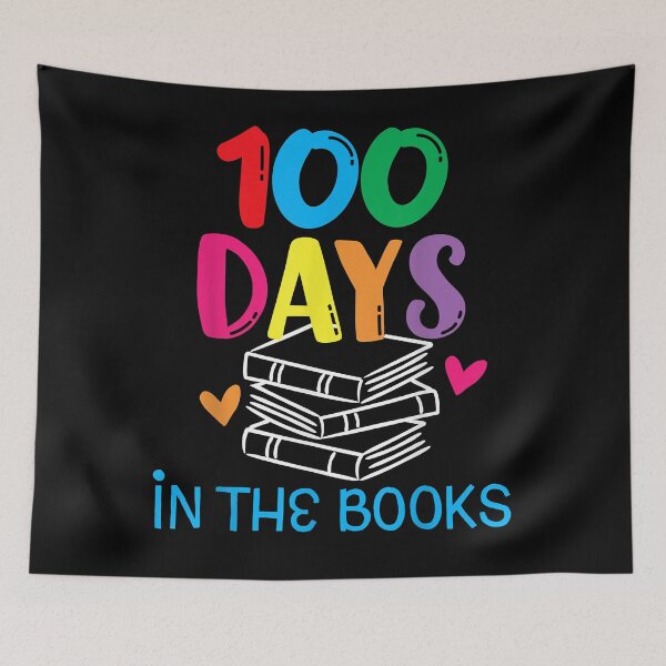 Item preview, 100 Days in the Books - Book Lover English Reading Teacher designed and sold by LemmikkiBadley.