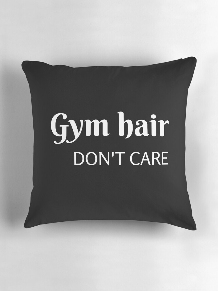 Workout T-Shirt Saying Gym Hair Don't Care Women Fitness