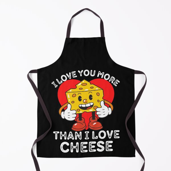 Item preview, I Love You More Than I Love Cheese Cute Valentine Cheese Wedge designed and sold by RGRamsey.