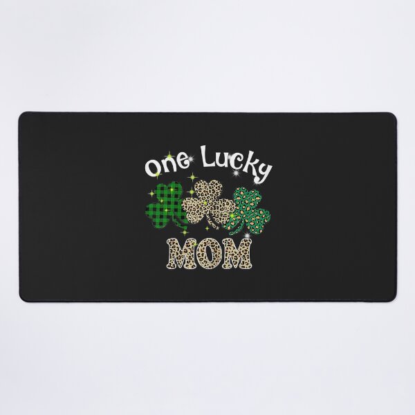 Item preview, Womens One Lucky Mom Leopard Shamrock Plaid Green St Patrick Day designed and sold by Siosaia88.