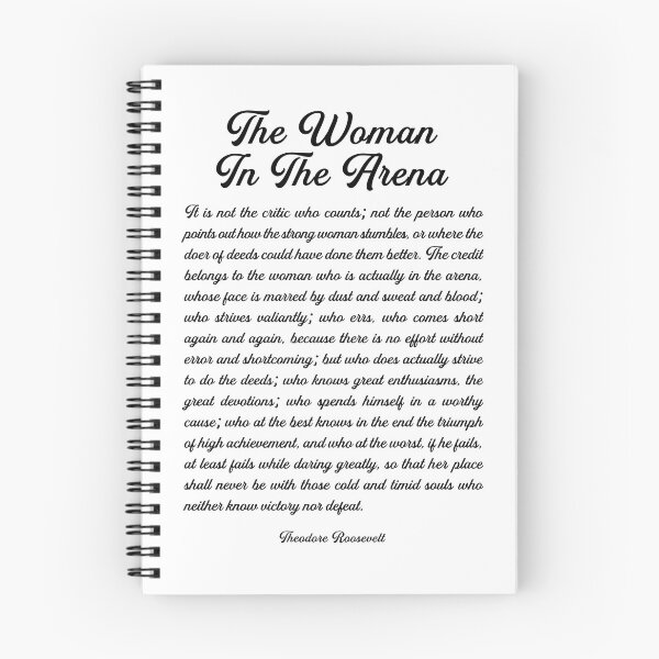Item preview, Woman in the Arena Quote designed and sold by corbrand.