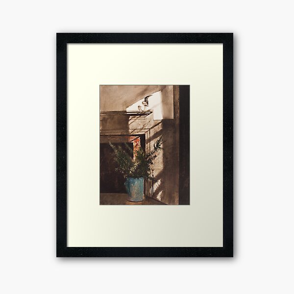 Bird in the House andrew wyeth Framed Art Print
