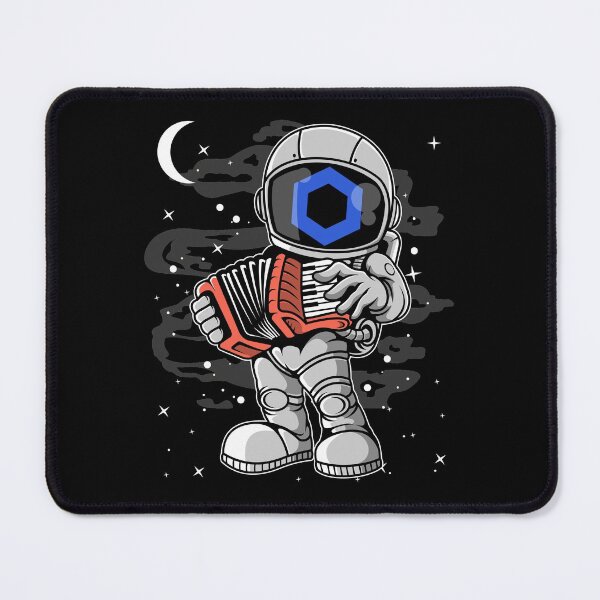 Item preview, Astronaut Accordion Chainlink LINK Coin To The Moon Crypto Token Cryptocurrency Blockchain Wallet HODL designed and sold by AdamRoberts90.