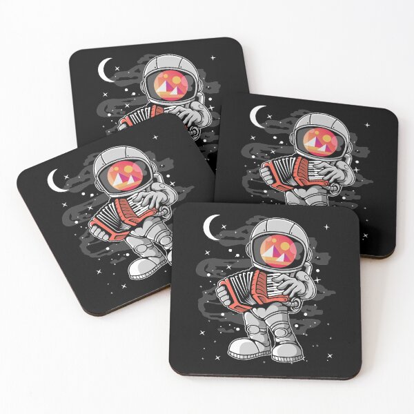 Item preview, Astronaut Accordion Decentraland MANA Coin To The Moon Crypto Token Cryptocurrency Blockchain Wallet HODL designed and sold by AdamRoberts90.