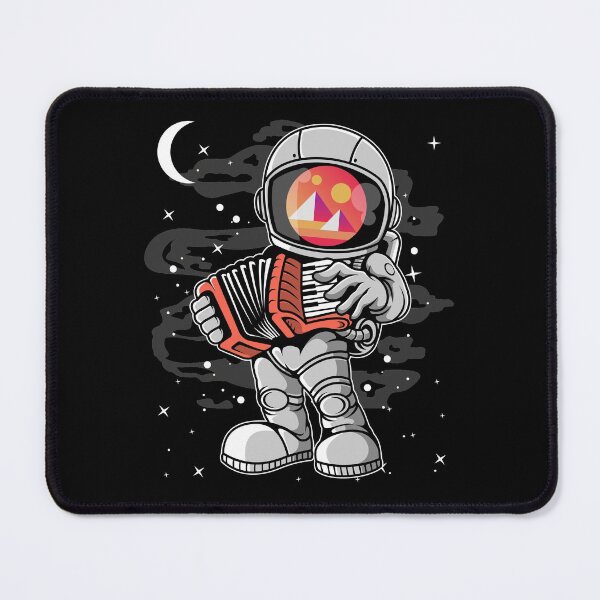 Item preview, Astronaut Accordion Decentraland MANA Coin To The Moon Crypto Token Cryptocurrency Blockchain Wallet HODL designed and sold by AdamRoberts90.