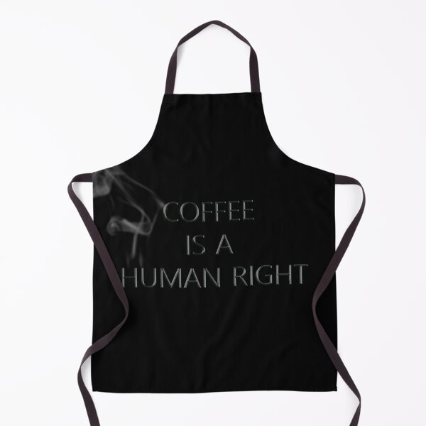 Item preview, Coffee is a human right simple black and white dark designed and sold by 2MB-.