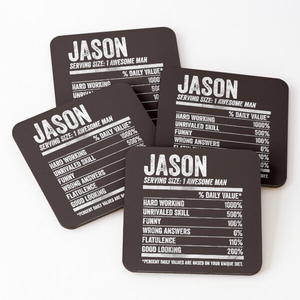 Item preview, Mens Jason Nutrition Personalized Name Shirt Funny Name Facts Premium T-Shirt designed and sold by King7778.