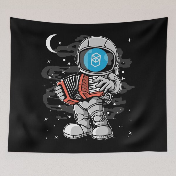 Item preview, Astronaut Accordion Fantom FTM Coin To The Moon Crypto Token Cryptocurrency Blockchain Wallet HODL designed and sold by AdamRoberts90.