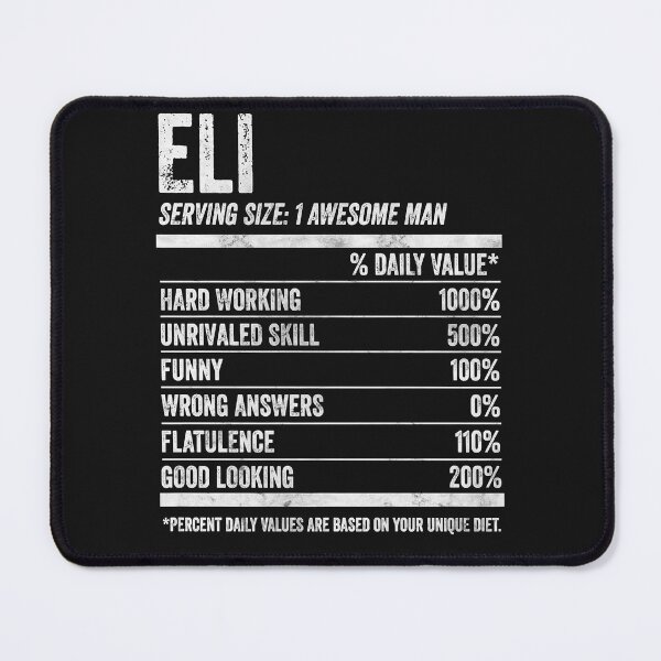 Item preview, Mens Eli Nutrition Personalized Name Shirt Funny Name Facts Premium T-Shirt designed and sold by King7778.