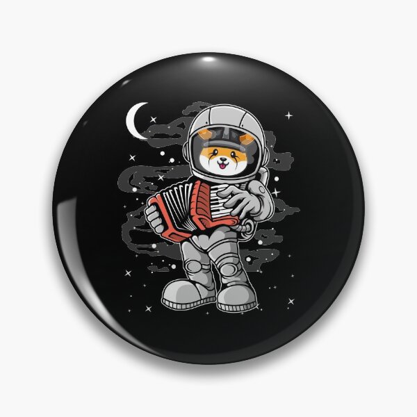 Item preview, Astronaut Accordion Floki Inu Coin To The Moon Crypto Token Cryptocurrency Blockchain Wallet HODL designed and sold by AdamRoberts90.